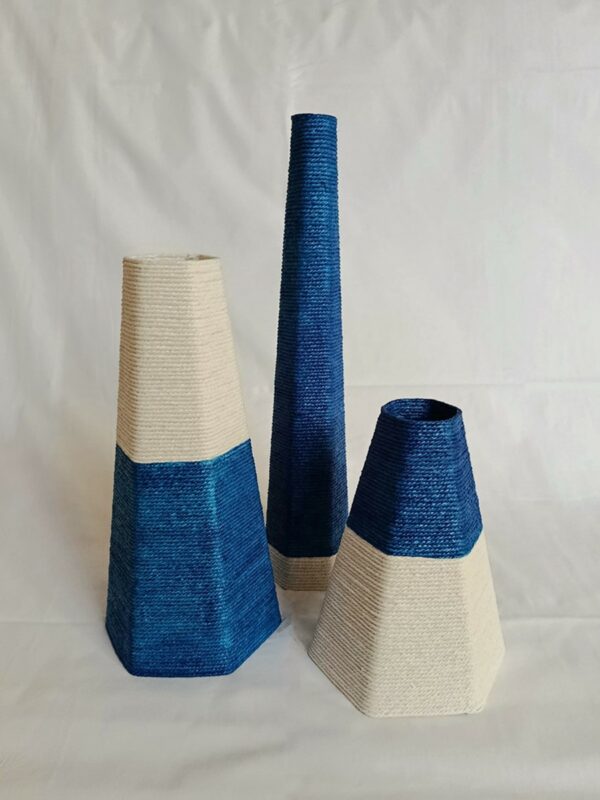 Vases Hédrane Bleu