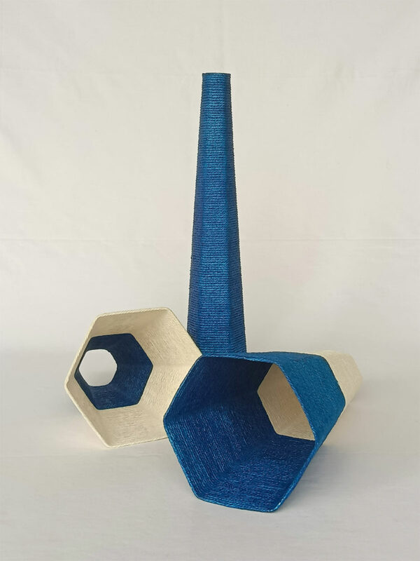 Vases Hédrane Bleu – Image 2