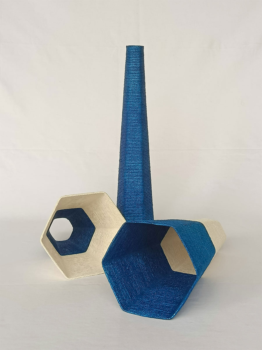 Vases Hédrane Bleu – Image 2