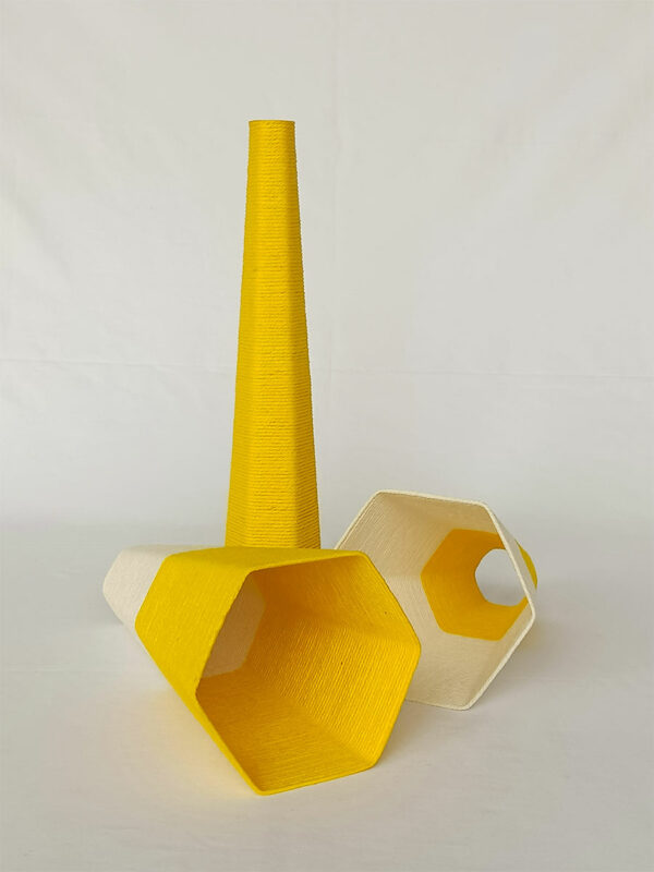 Vases Hédrane Jaune – Image 2