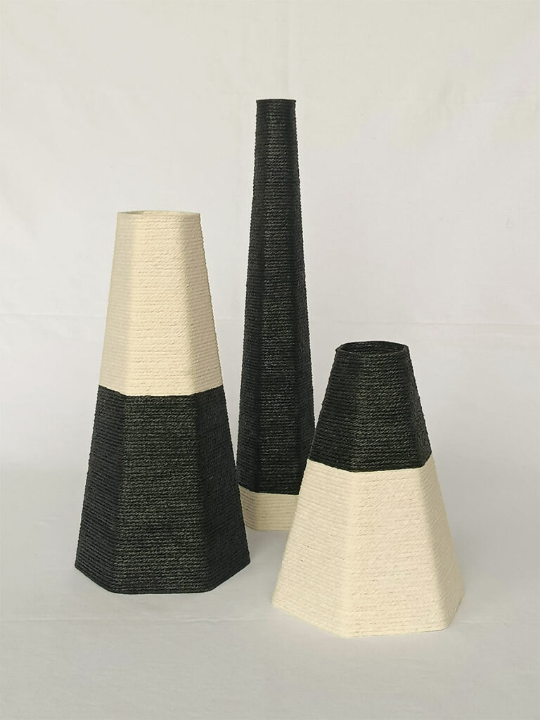 Vases Hédrane Noir