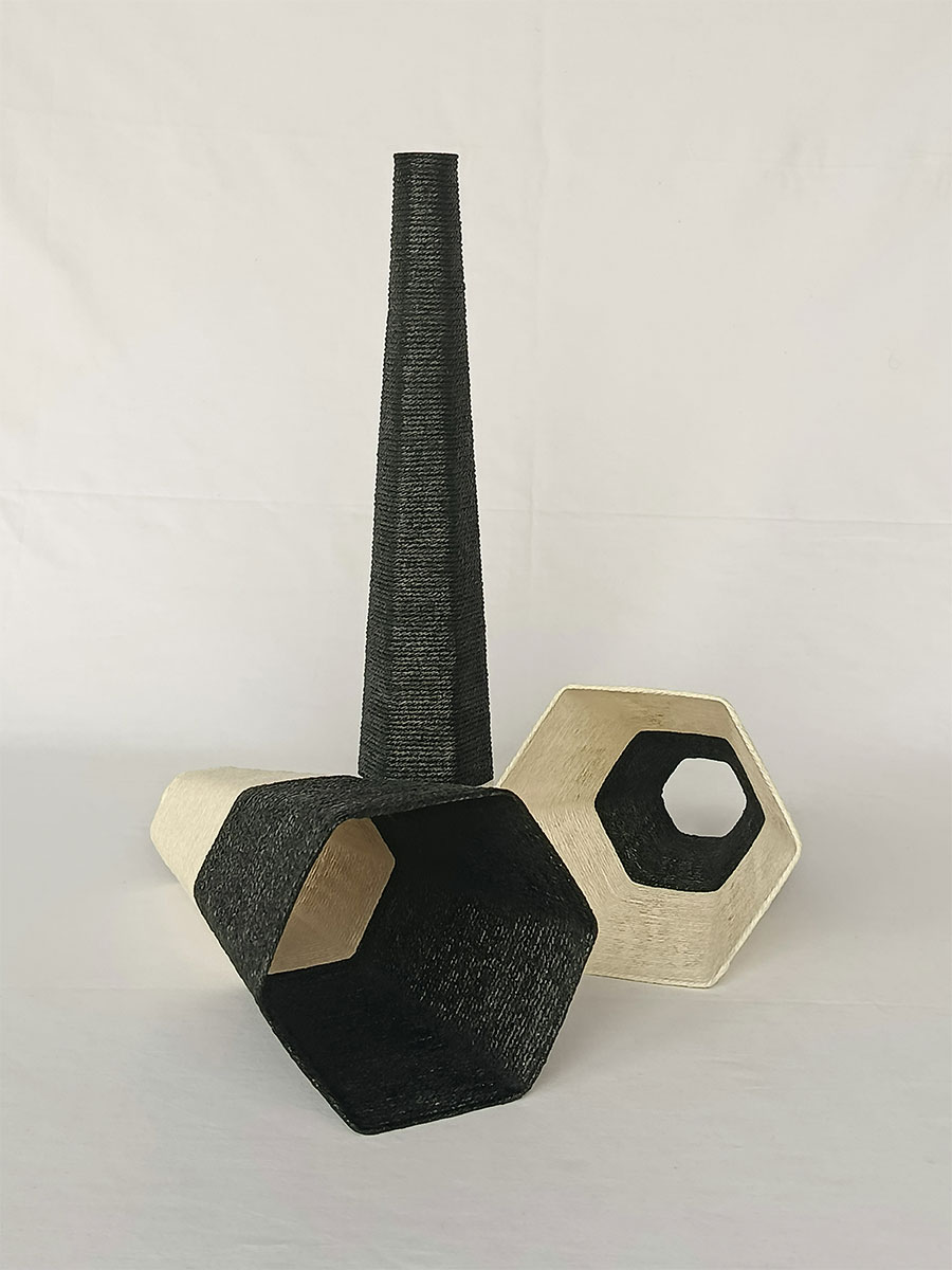 Vases Hédrane Noir – Image 2
