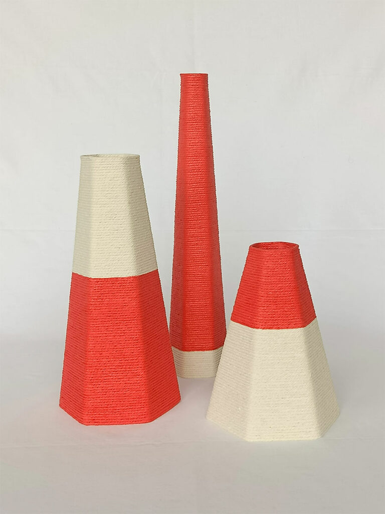 Vases Hédrane Rouge